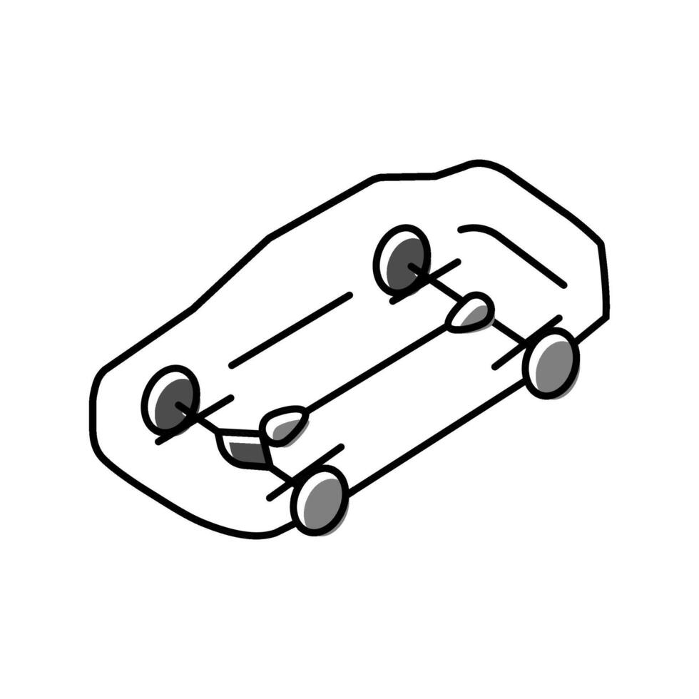 motor car color icon illustration vector