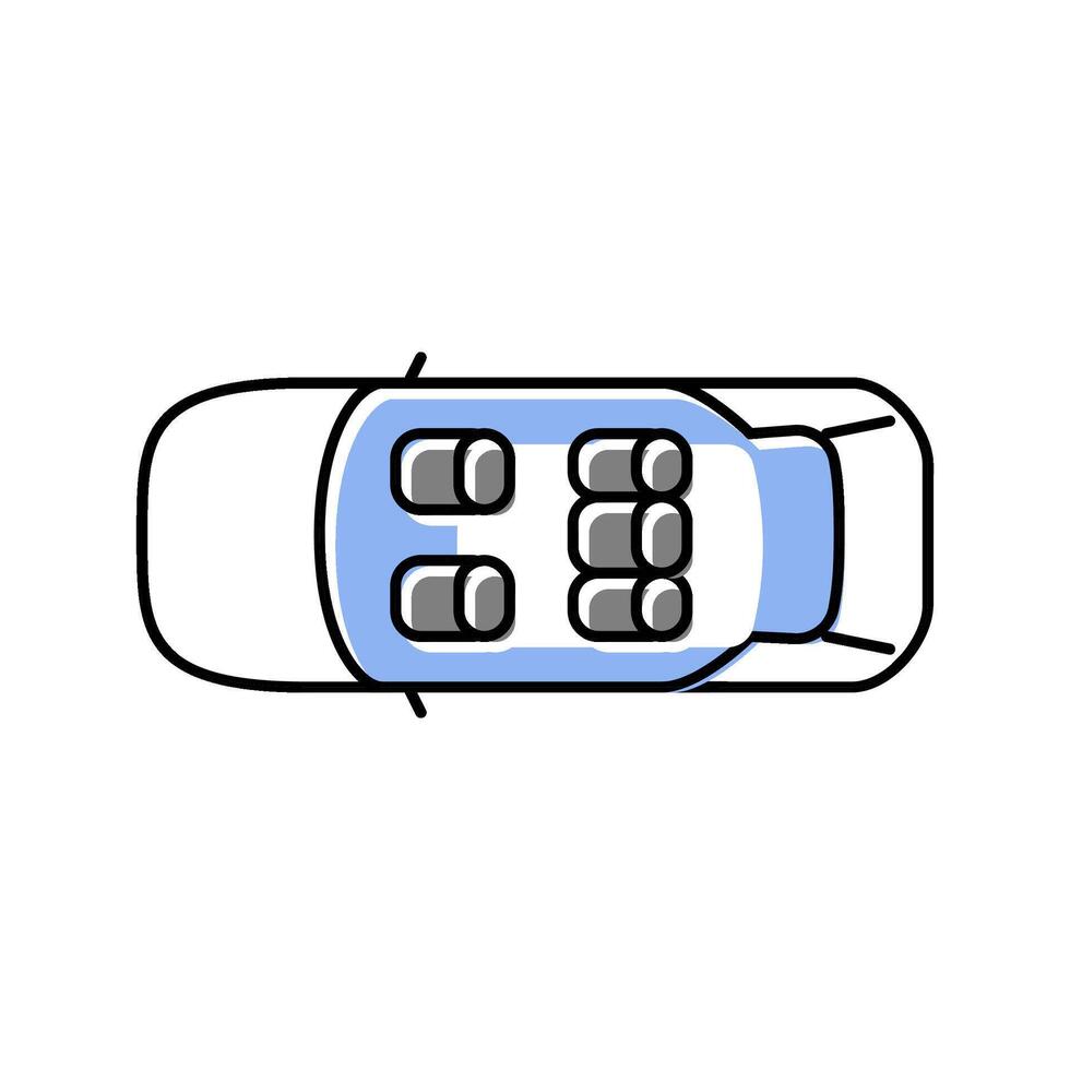 transmission car color icon illustration vector