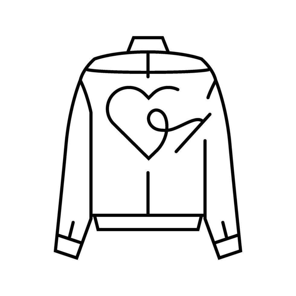hand knitted scarves diy fashion handmade line icon illustration vector