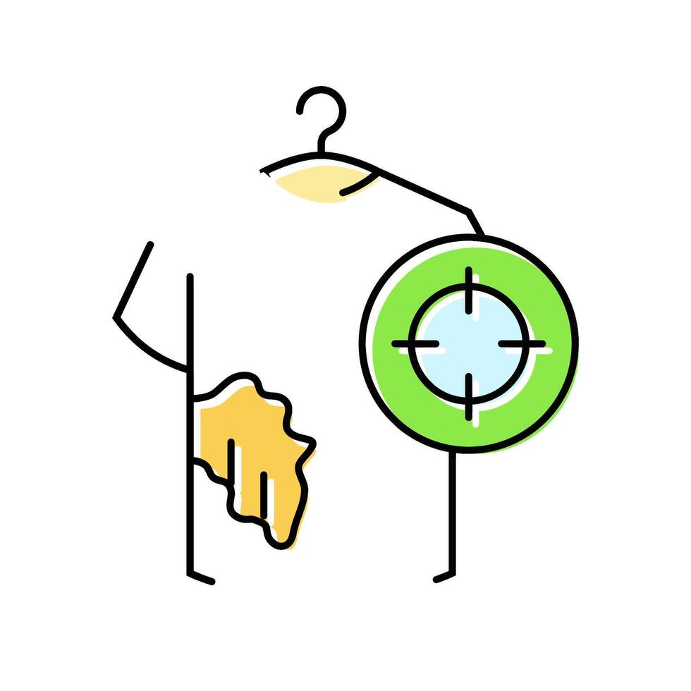 spot cleaning dry color icon illustration vector