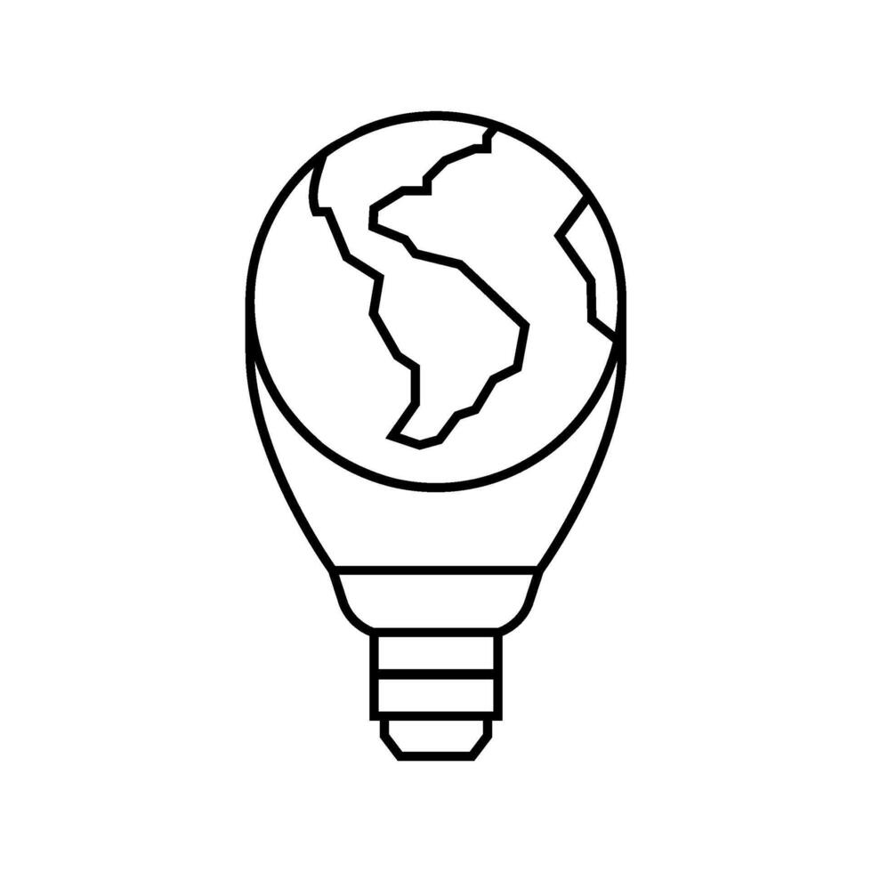 world energy audit line icon illustration vector