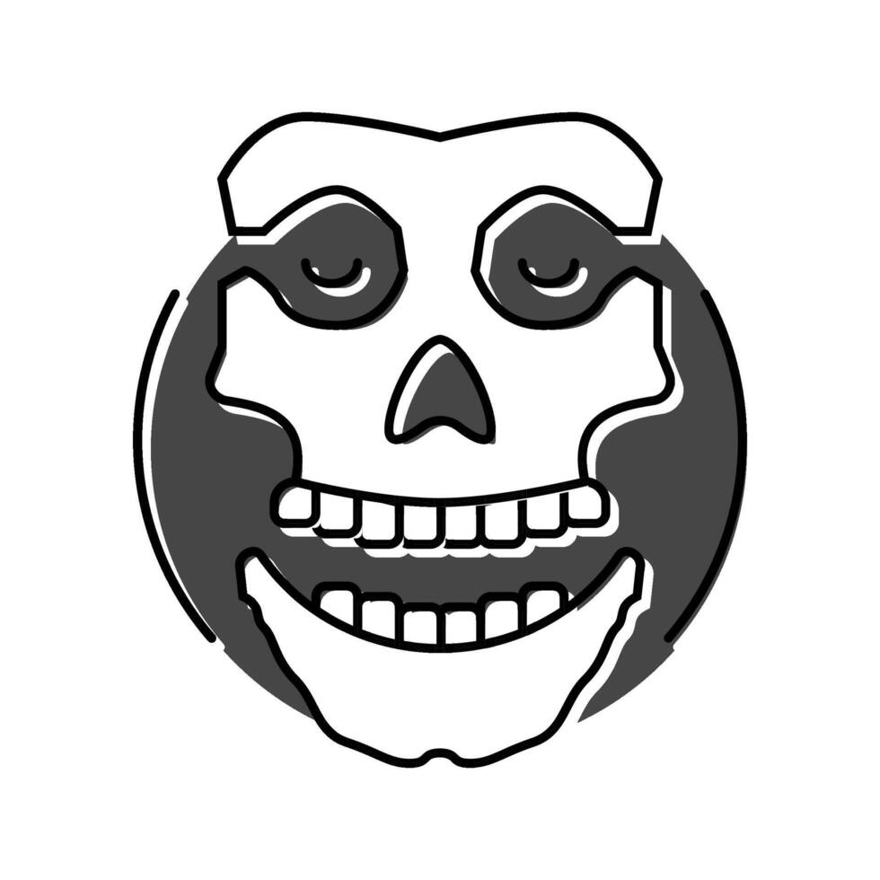 punk rock subculture style color icon illustration vector