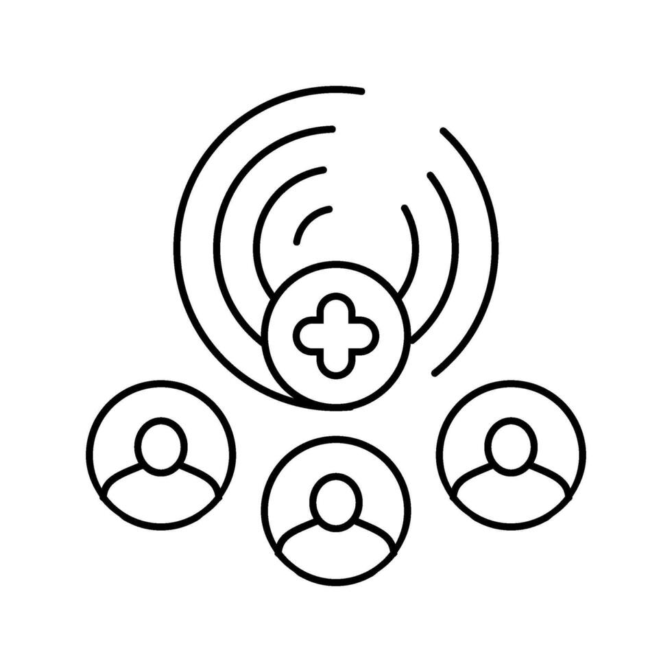 customer acquisition technical sales engineer line icon illustration vector