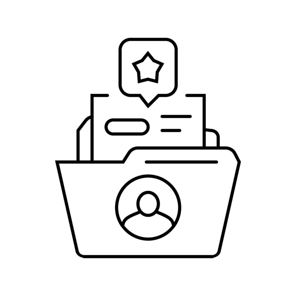 customer retention technical sales engineer line icon illustration vector