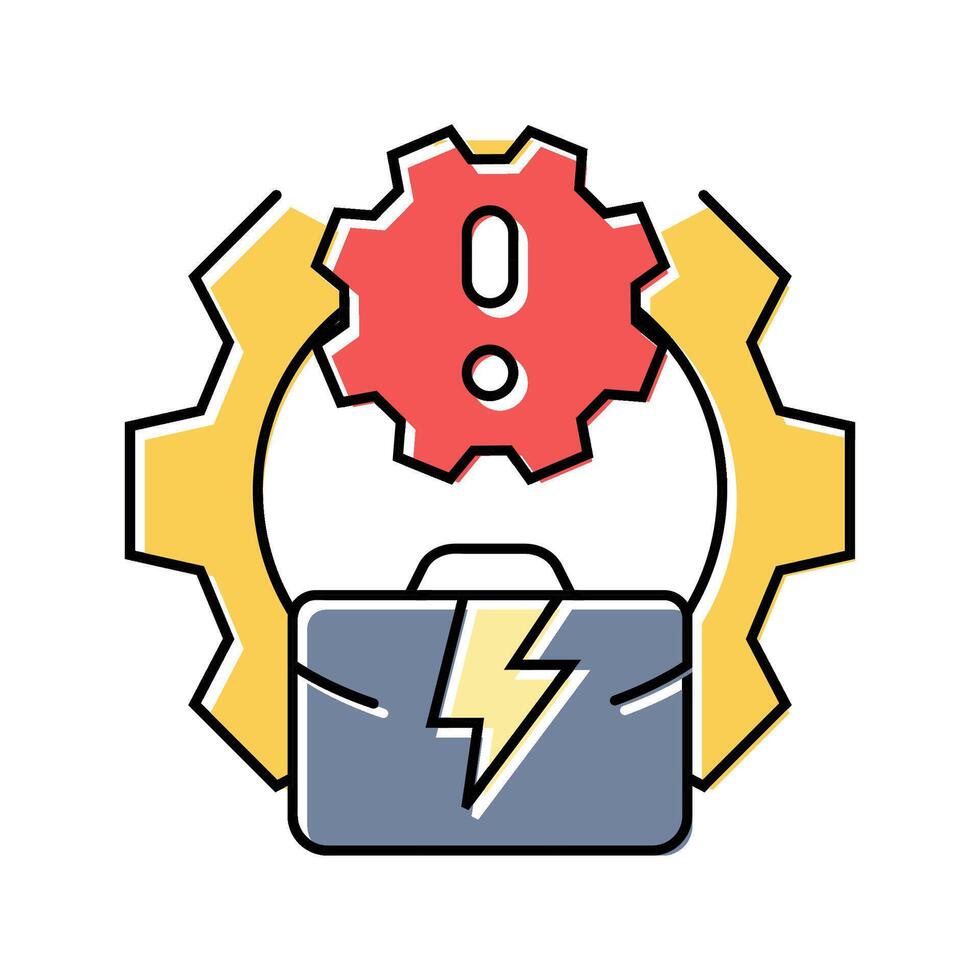 disruption modern business color icon illustration vector