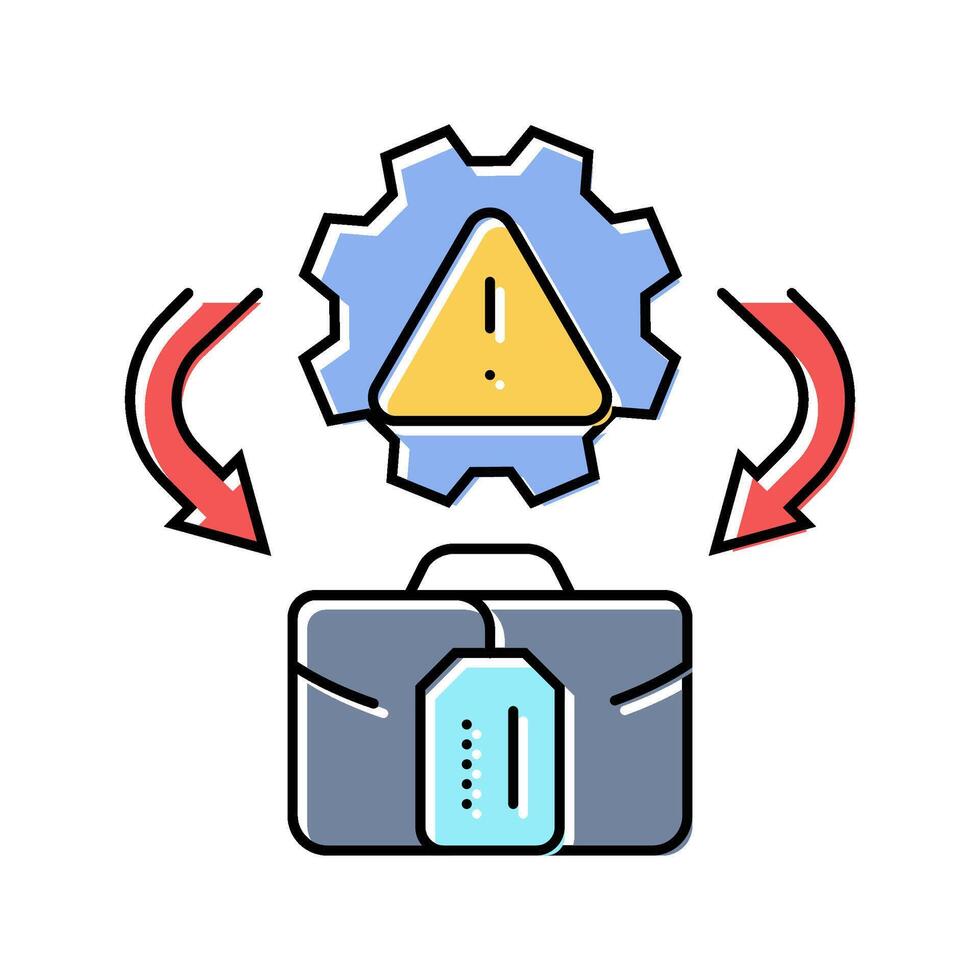 business resilience modern business color icon illustration vector