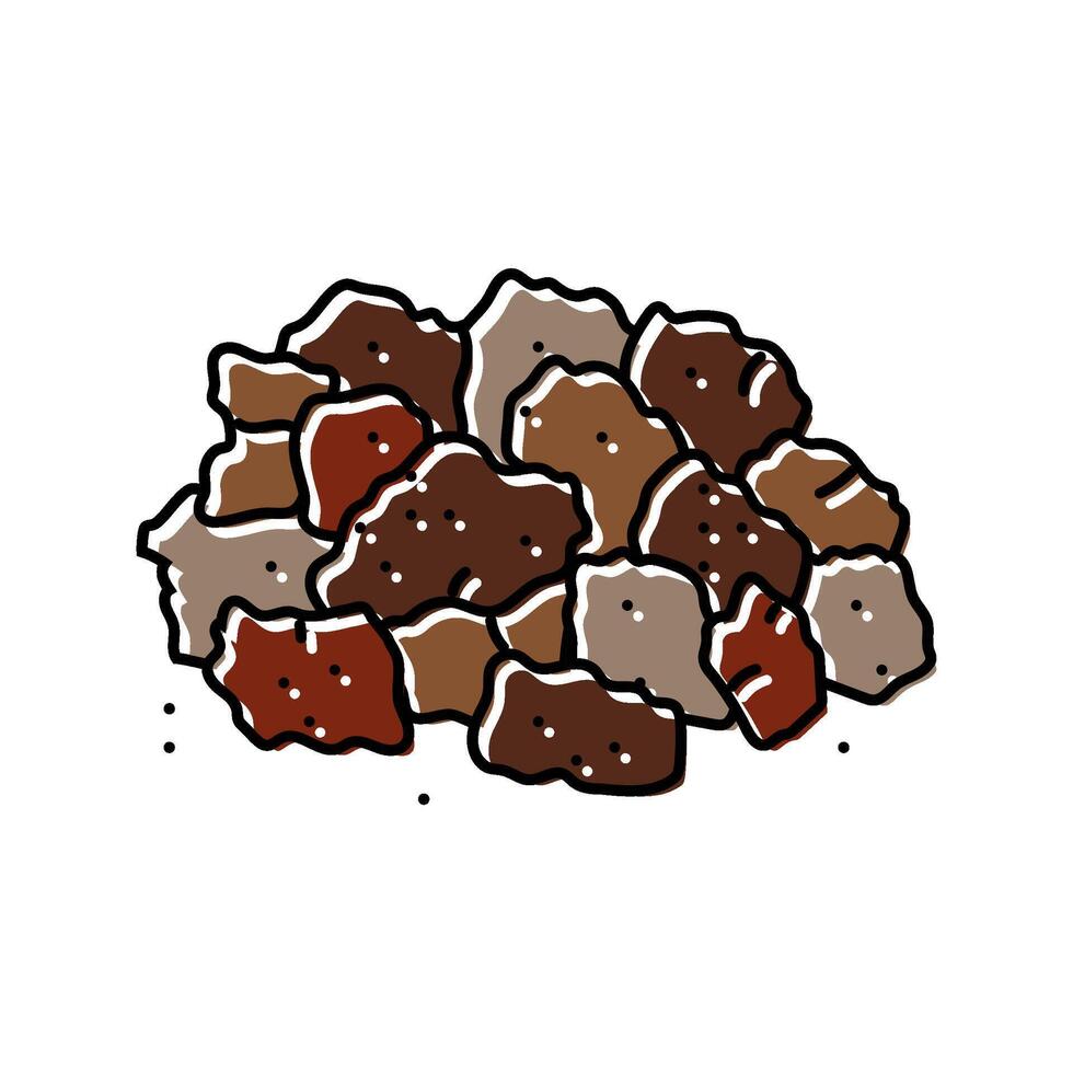 guggul ayurvedic herb color icon illustration vector