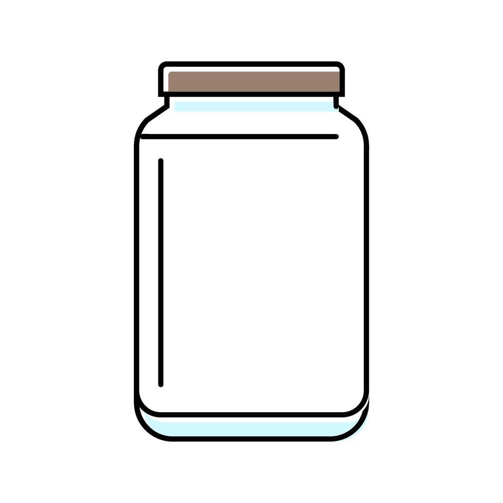 jar glass package color icon illustration vector
