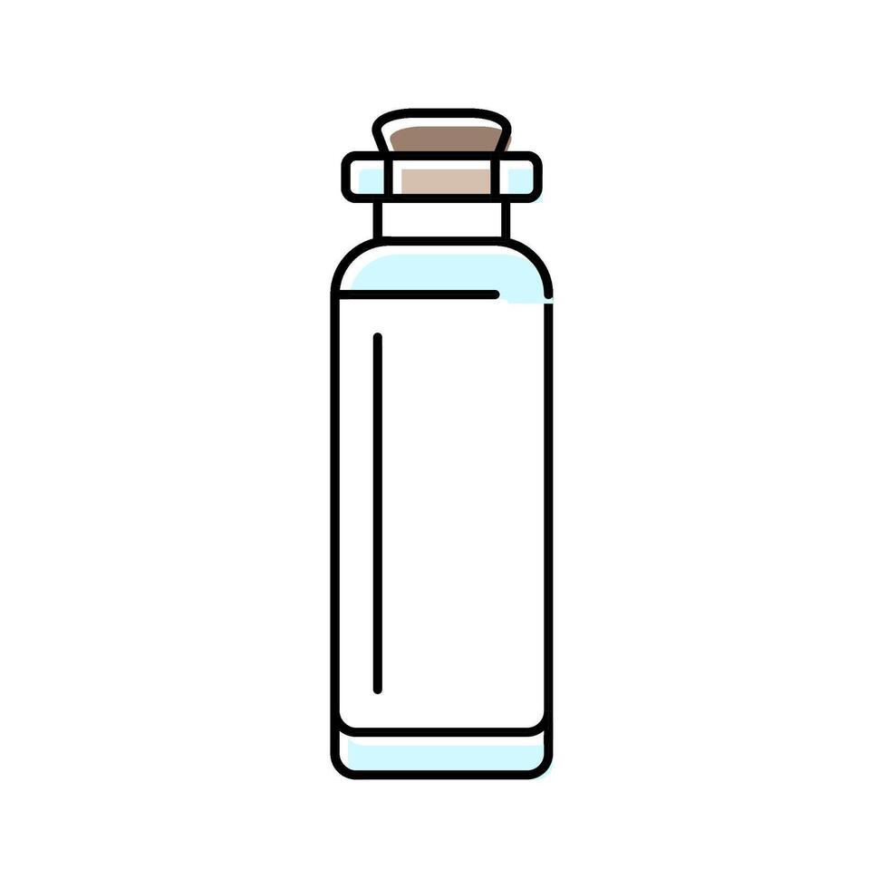 vial glass package color icon illustration vector