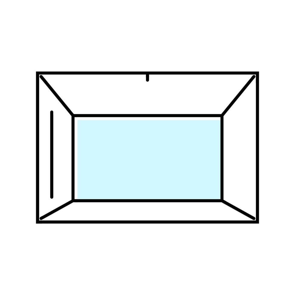 box glass package color icon illustration vector