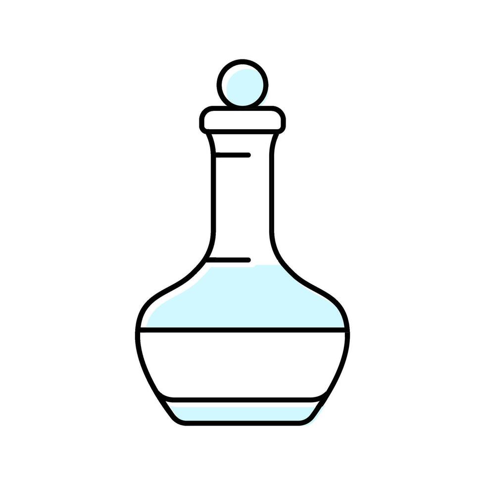 decanter glass package color icon illustration vector