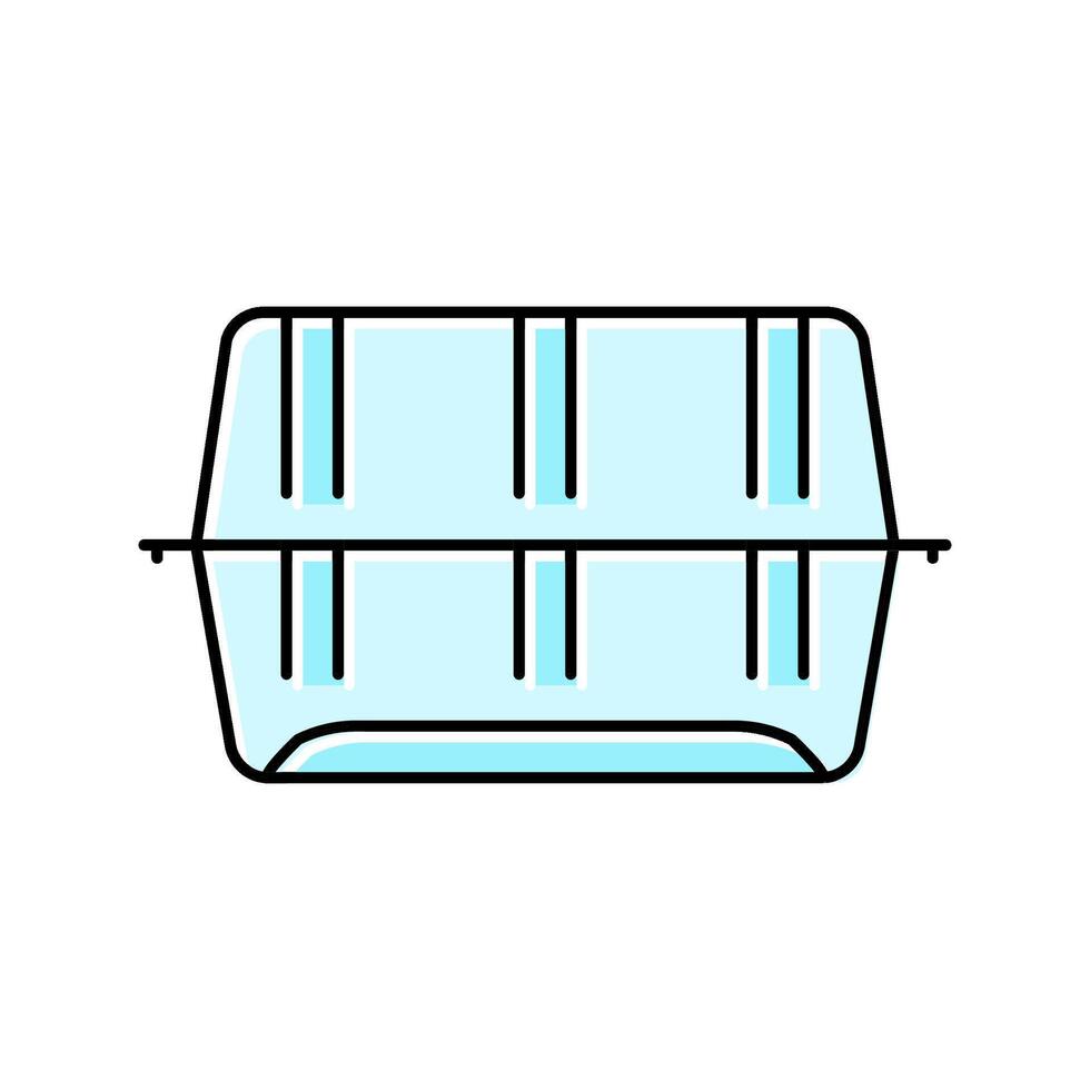 container plastic package color icon illustration vector
