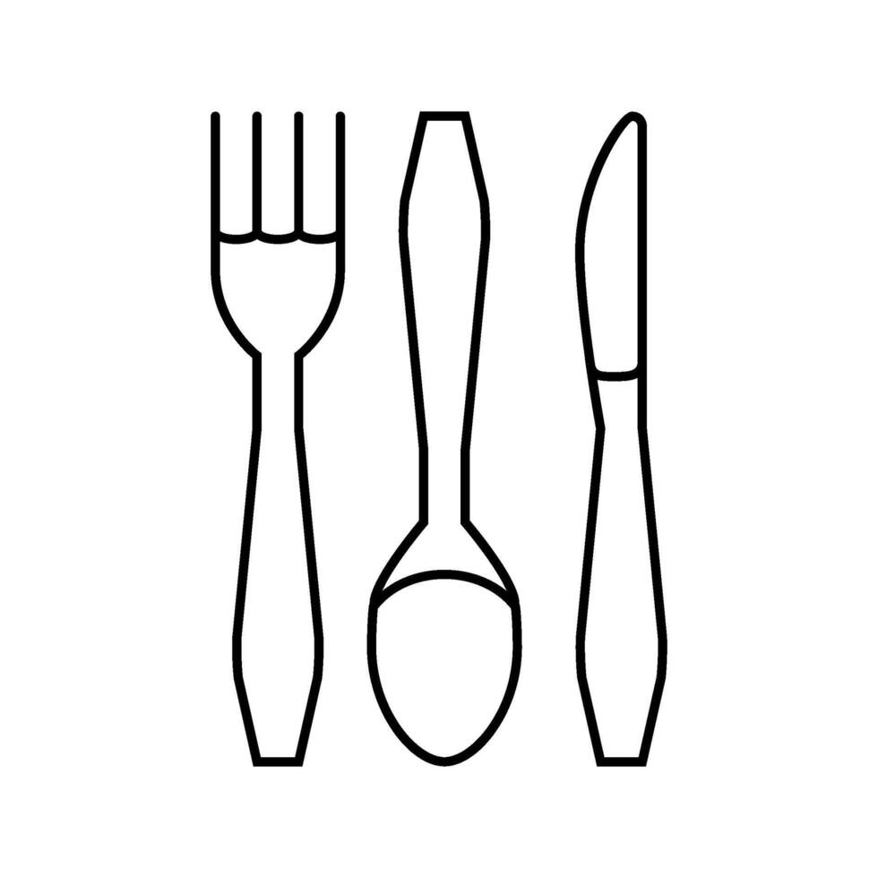 food storage container plastic package line icon illustration vector