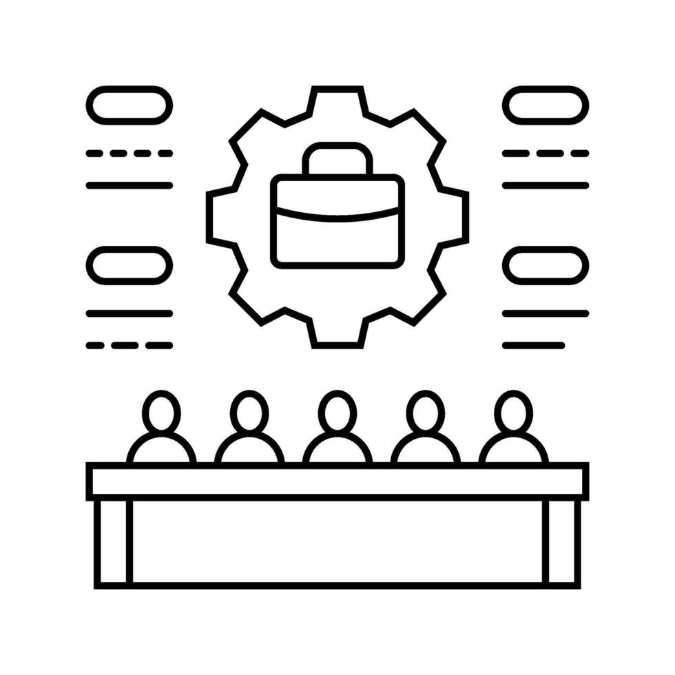 company bylaws corporate law line icon illustration vector