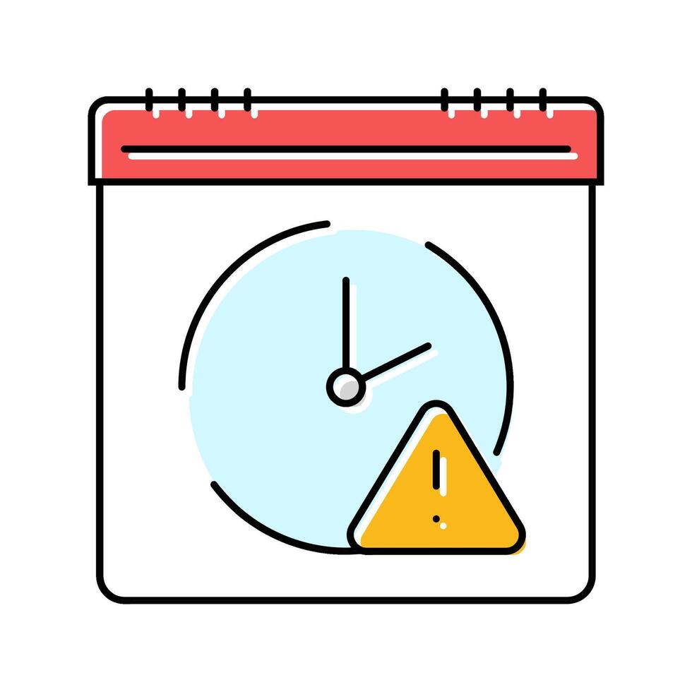 expiration date food safety color icon illustration vector