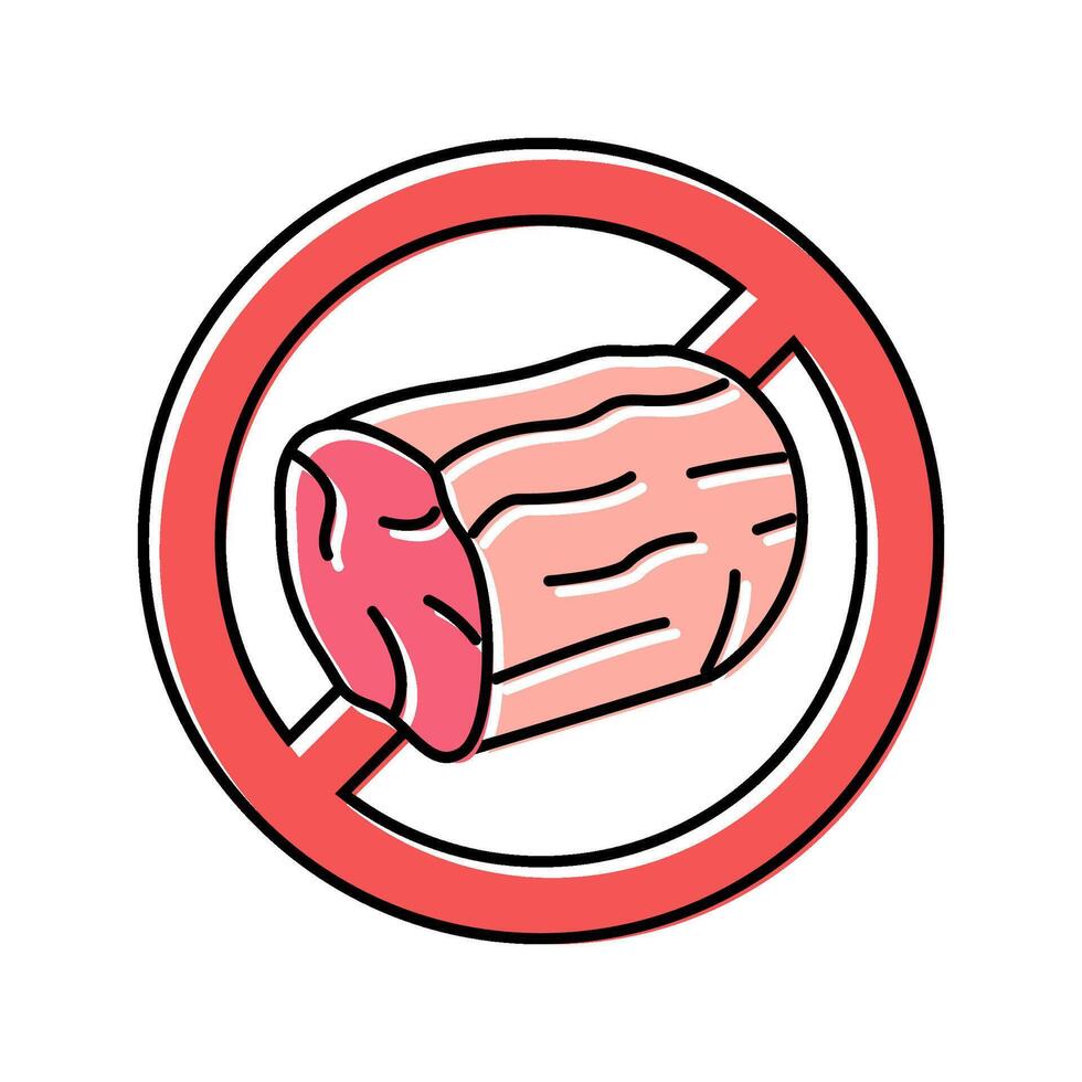 inspection food safety color icon illustration vector