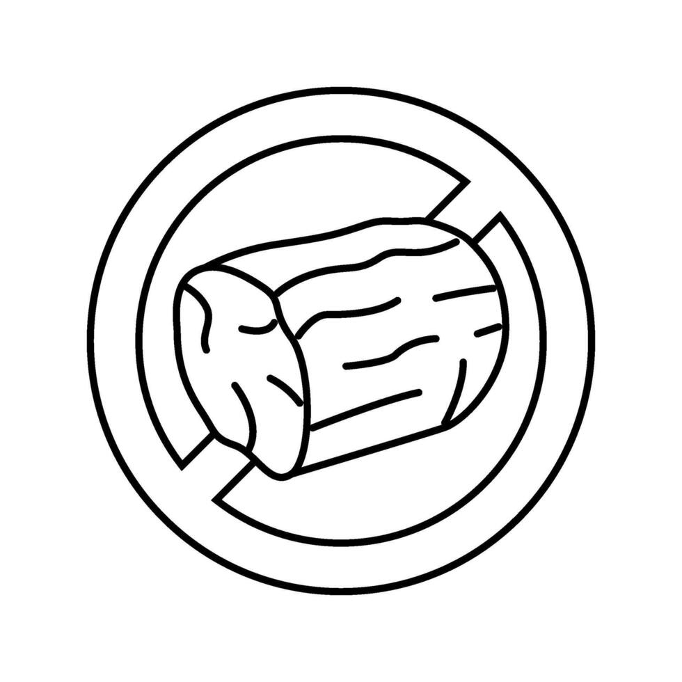 inspection food safety line icon illustration vector
