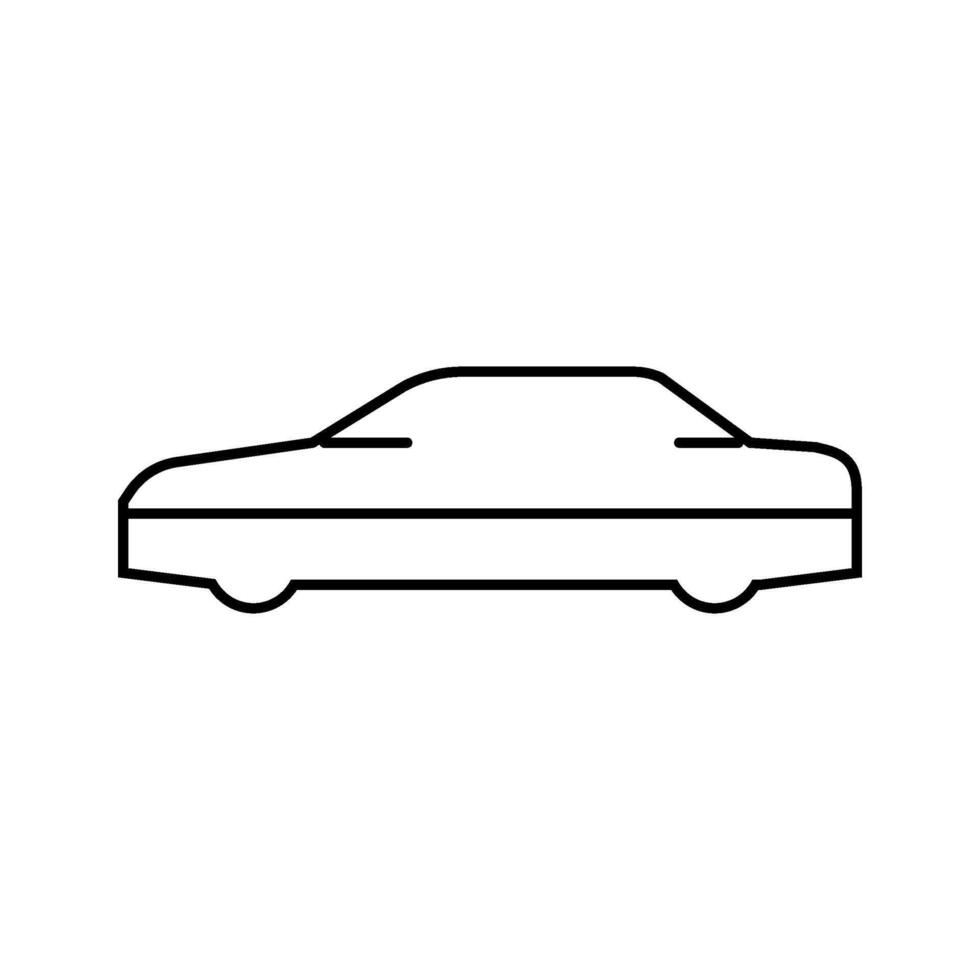 car cover accessory line icon illustration vector