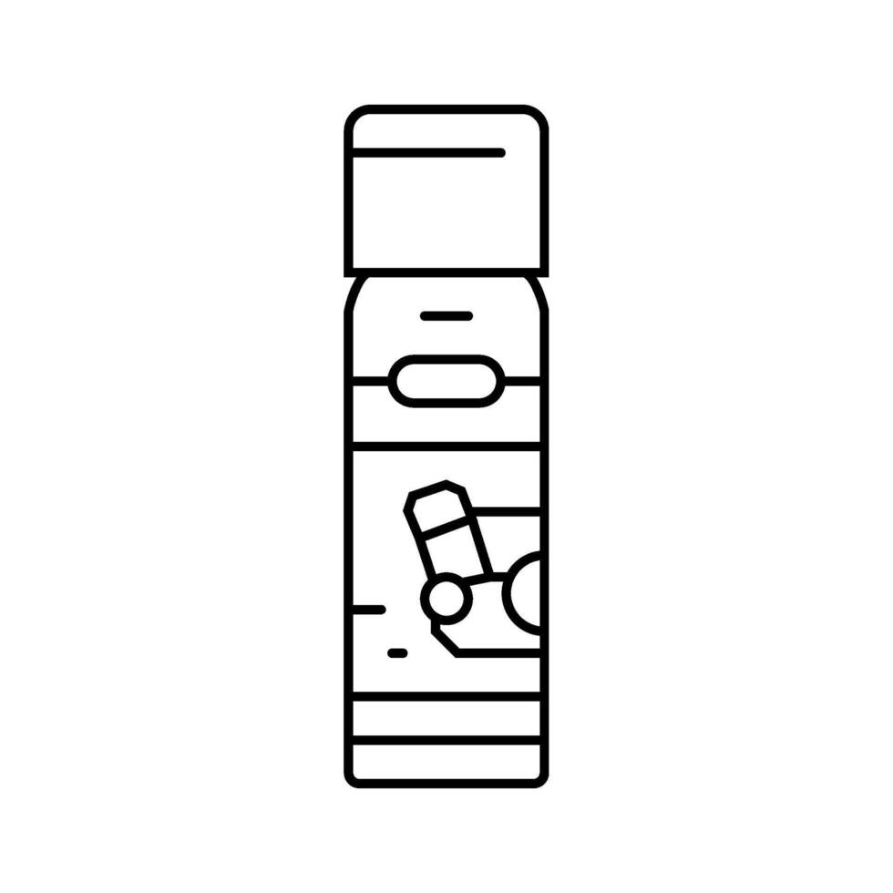 engine degreaser car care line icon illustration vector