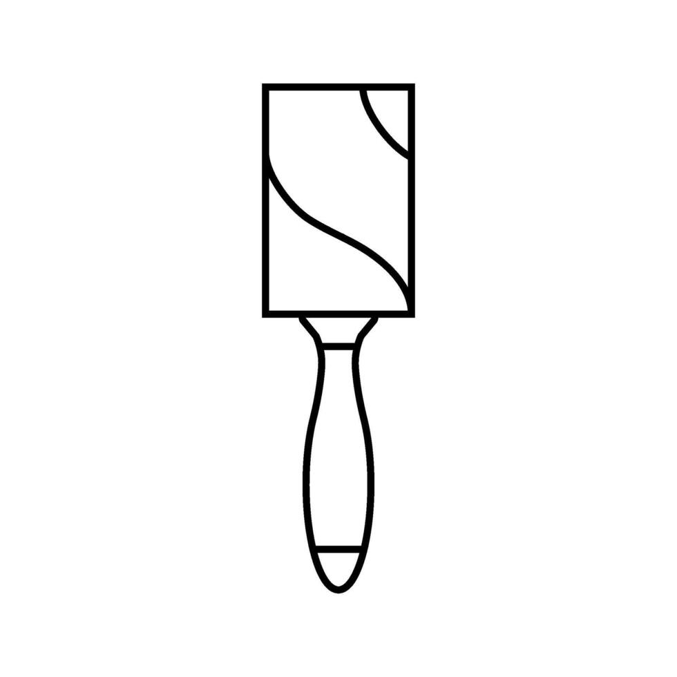 lint roller clothes care line icon illustration vector