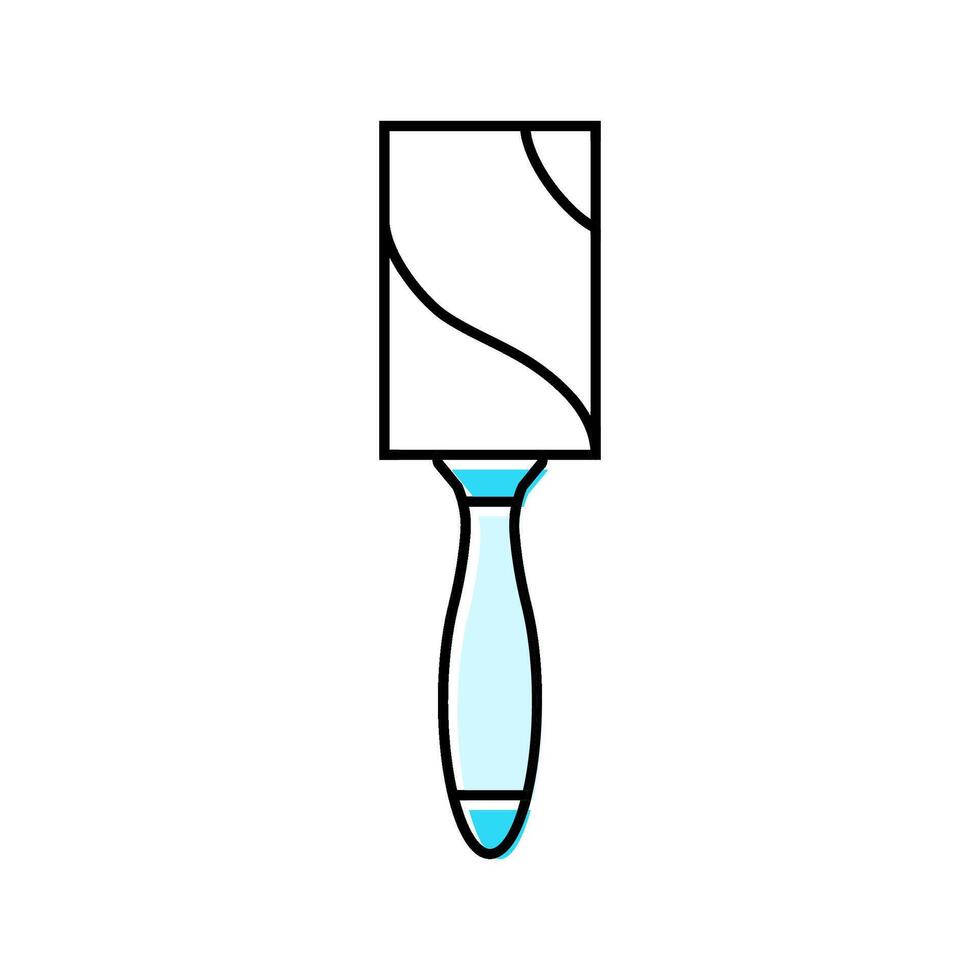 lint roller clothes care color icon illustration vector