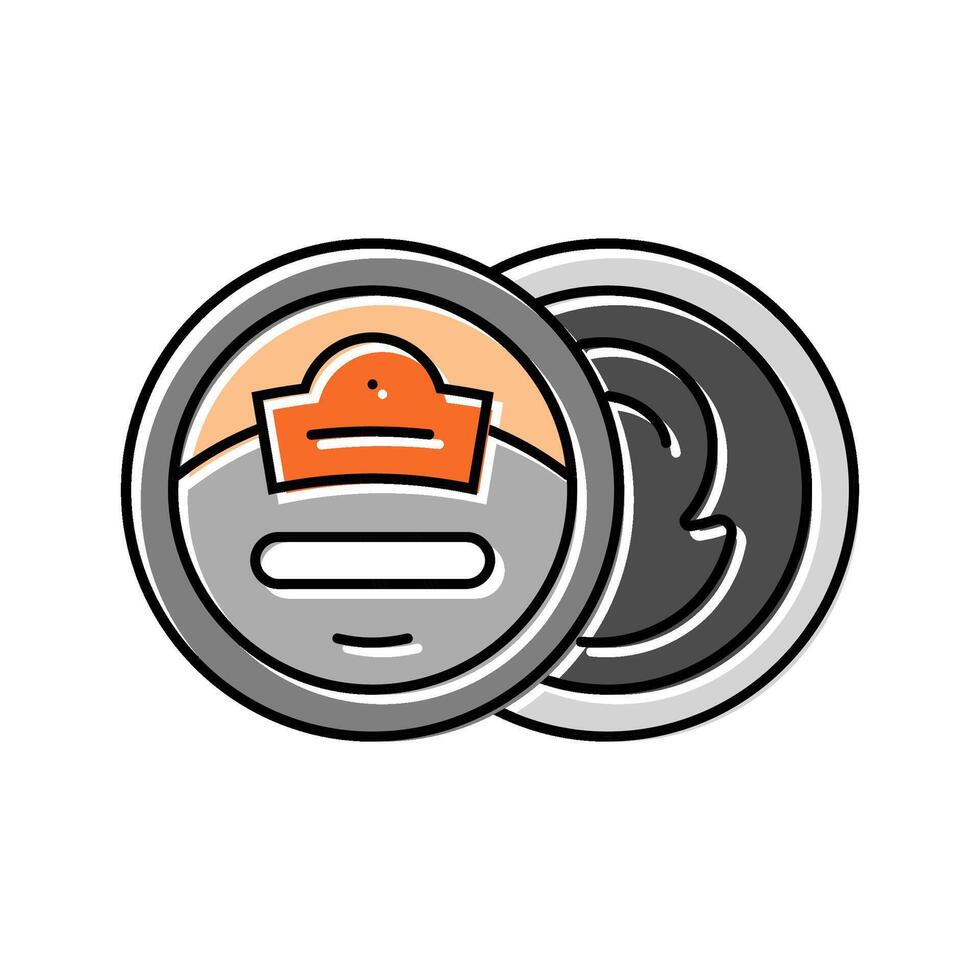 shoe polish clothes care color icon illustration vector