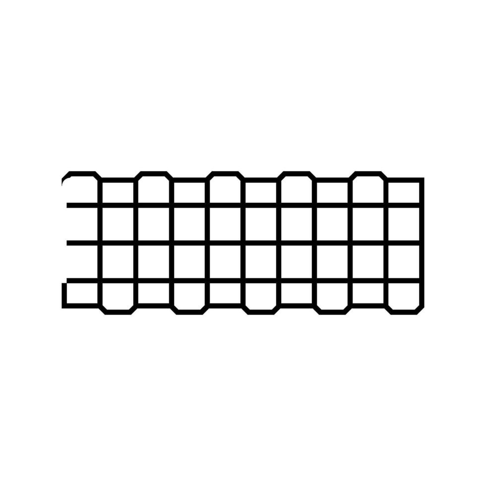foam roller fitness tool line icon illustration vector