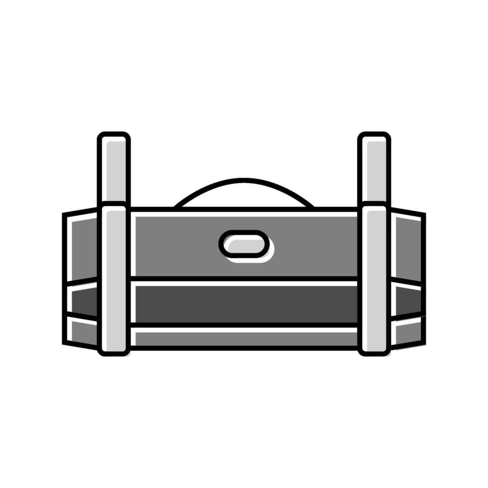 sandbag fitness tool color icon illustration vector