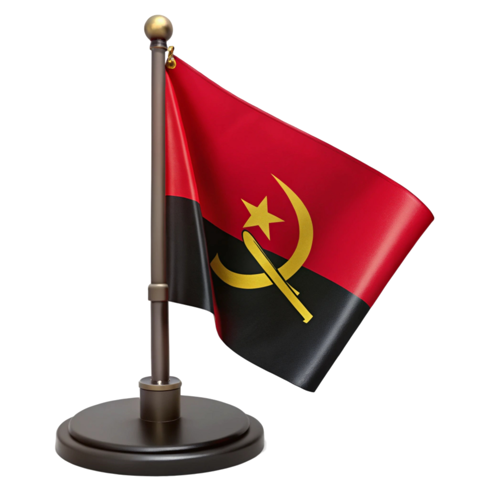 Angola Flag Desktop Tabletop Display png