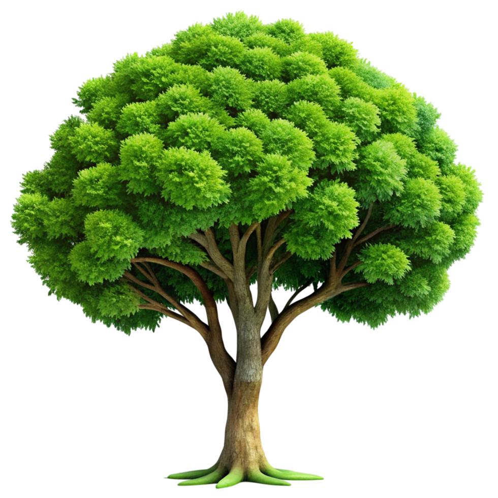 Lush Green Tree Perfect for Environmental Projects and Nature Designs png