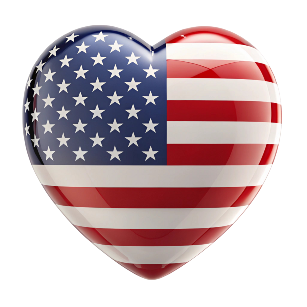 Beautiful UK Flag Color Heart Smooth Soft Texture Background png