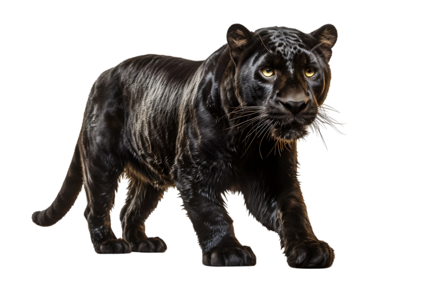 Black Panther Powerful Transparent Background png