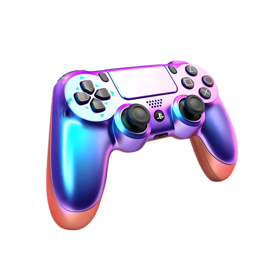 Iridescent PlayStation 4 Controller Gaming 52855158 PNG