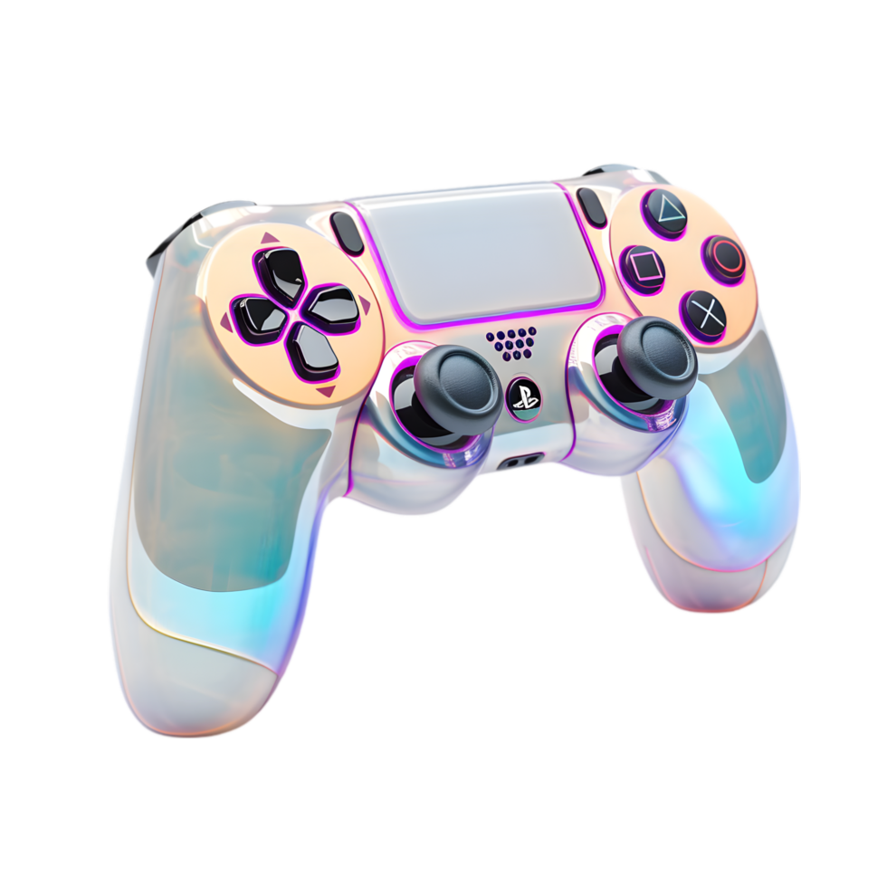 Iridescent Playstation 5 Dual Sense Controller - png
