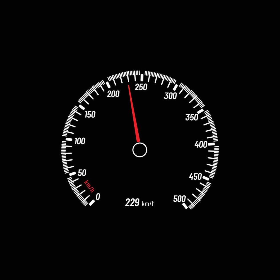 Speedometer, tachometer icon. internet-based vehicle speed indication sign vector