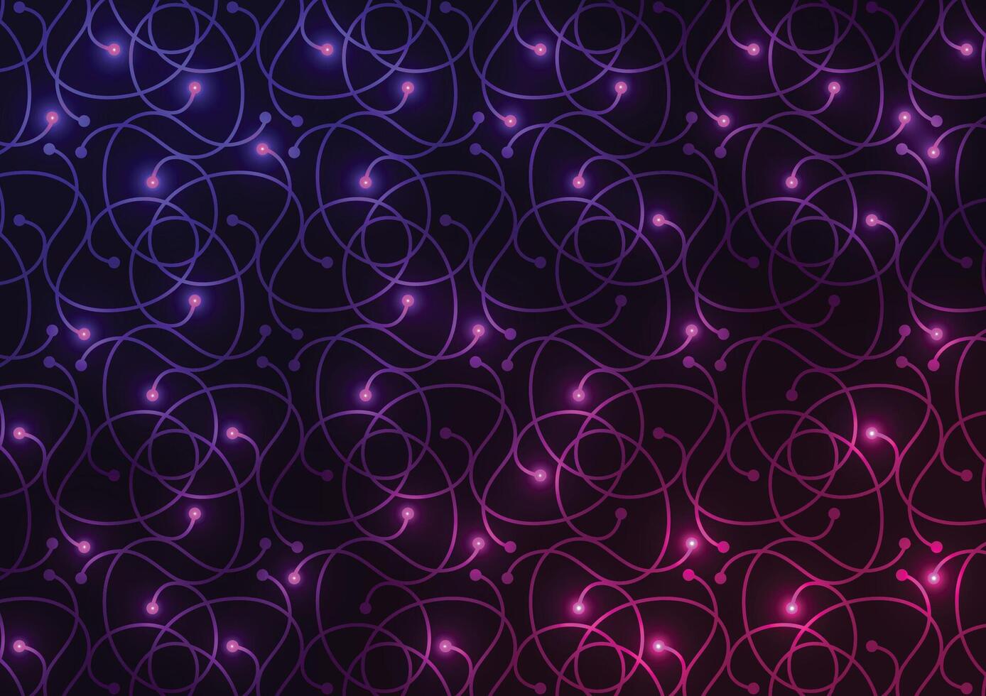 Technology drak random purple light red line background vector