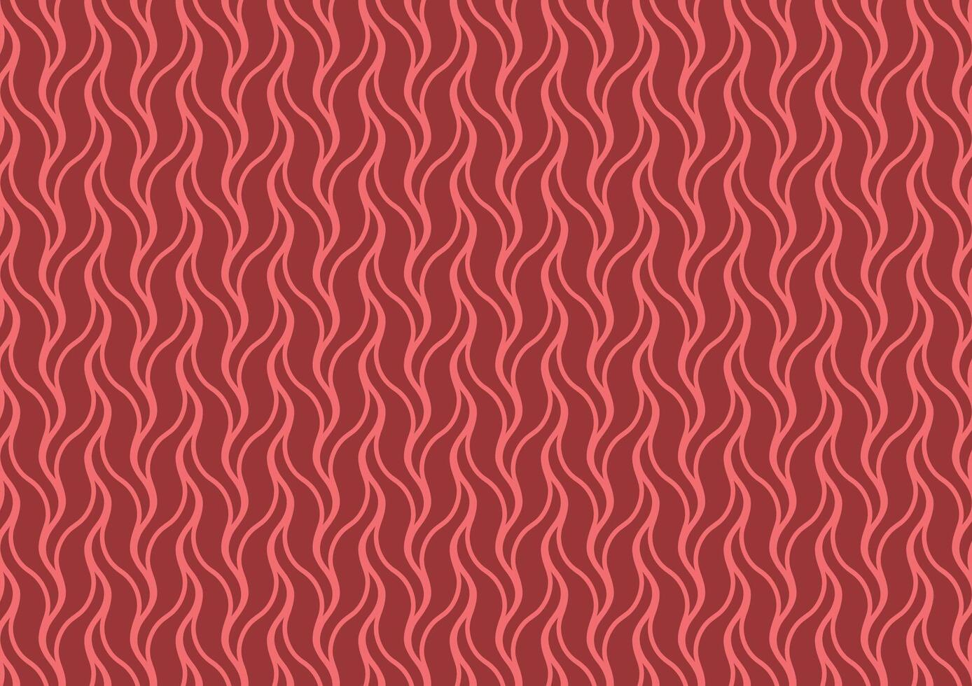 Red wave line pattern abstract presentation background vector