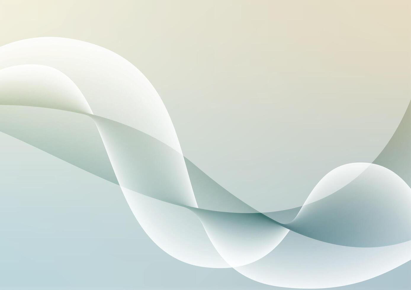 Green art center curve presentation background vector