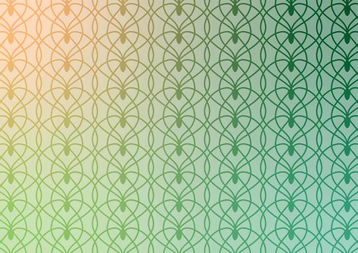Green line pattern set art abstract background vector