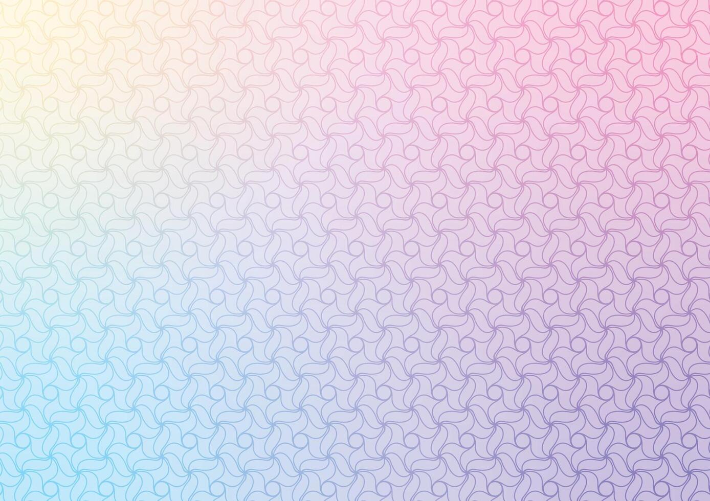 Geometric mechanical line pattern pink soft background vector