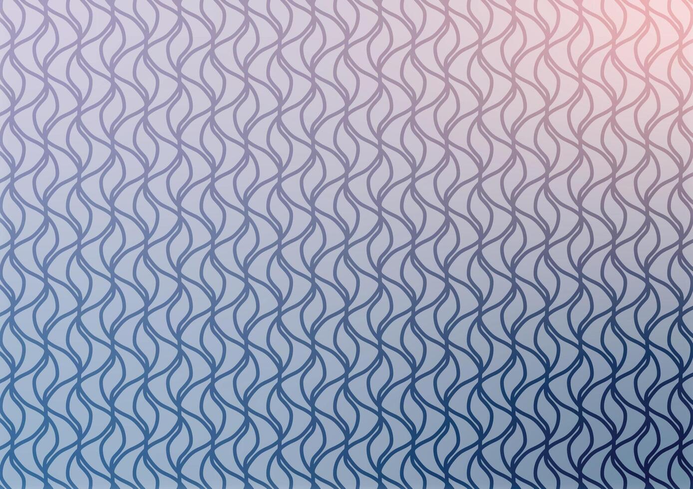 Line wave blue pattern abstract art background vector