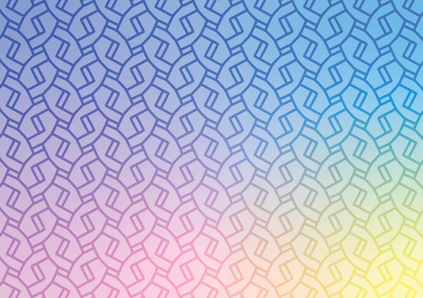 Art blue line geometric mechanics square background vector