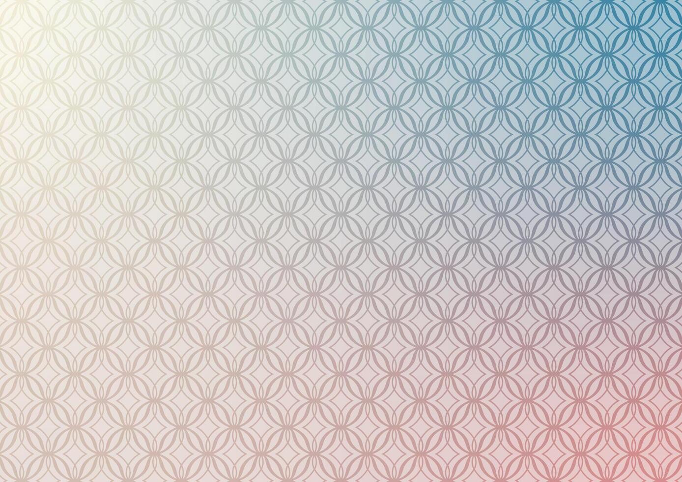 Circle gradient pattern line geometry soft background vector
