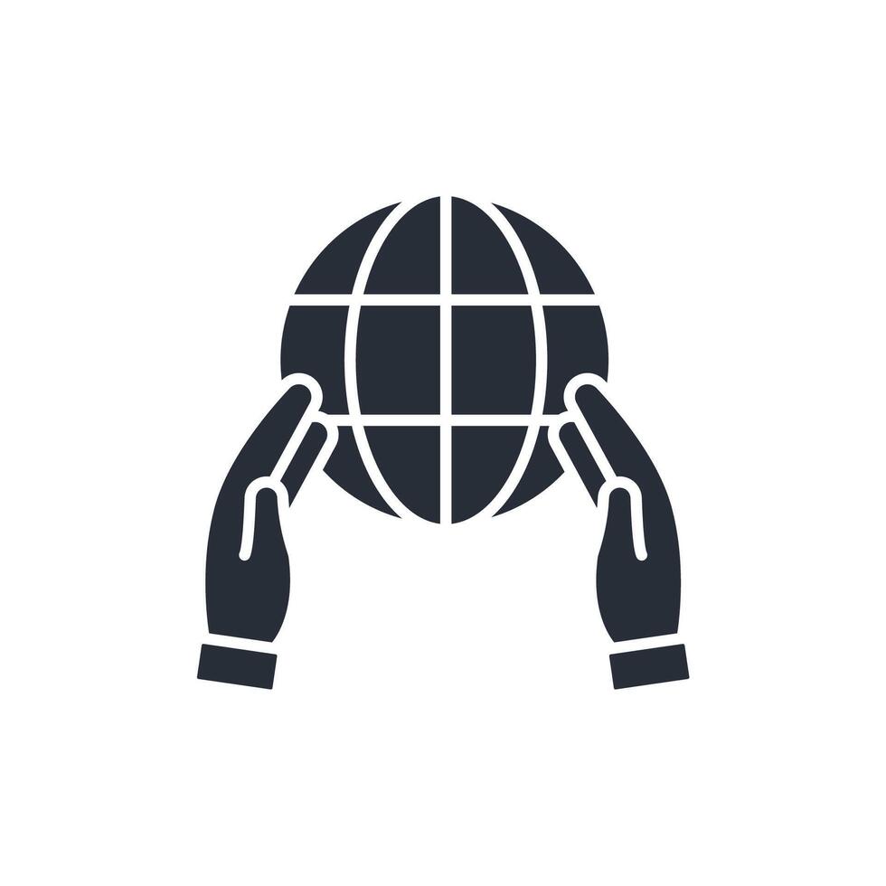 Responsibility icon. .Editable stroke.linear style sign for use web design,logo.Symbol illustration. vector