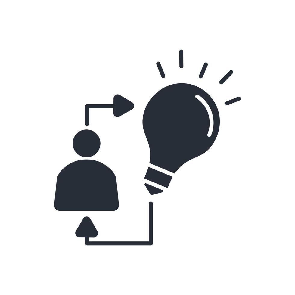 creativity icon. .Editable stroke.linear style sign for use web design,logo.Symbol illustration. vector
