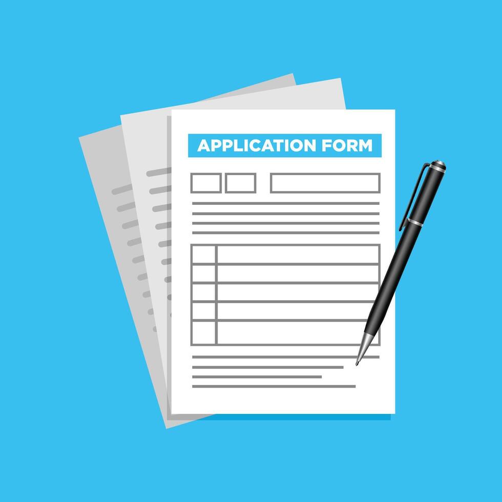 Contract. Document Agreement, treaty, sign a contract concepts. vector