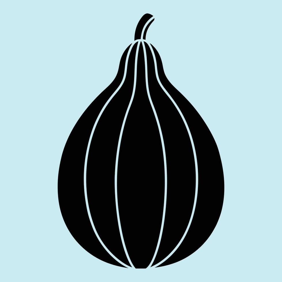 Chayote silhouette graphic for creative projects, logos, and outdoor-themed visuals. Ideal for digital or print designs. An elegant natural to your creative projects. Vegetable silhouette Design vector