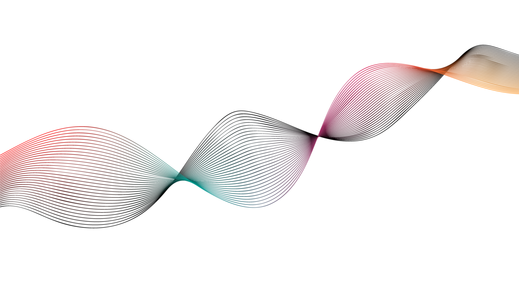 Colorful Abstract Wave Line Background Design png