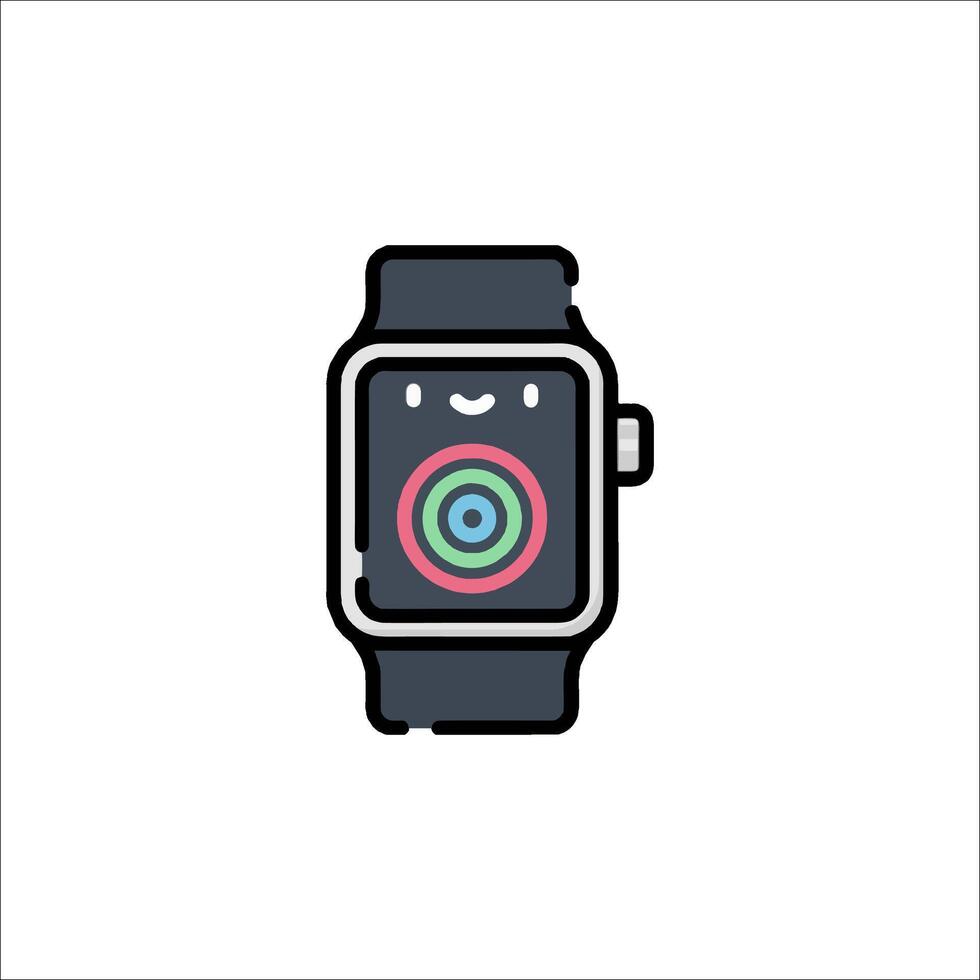 Apple watch icon illustration vector