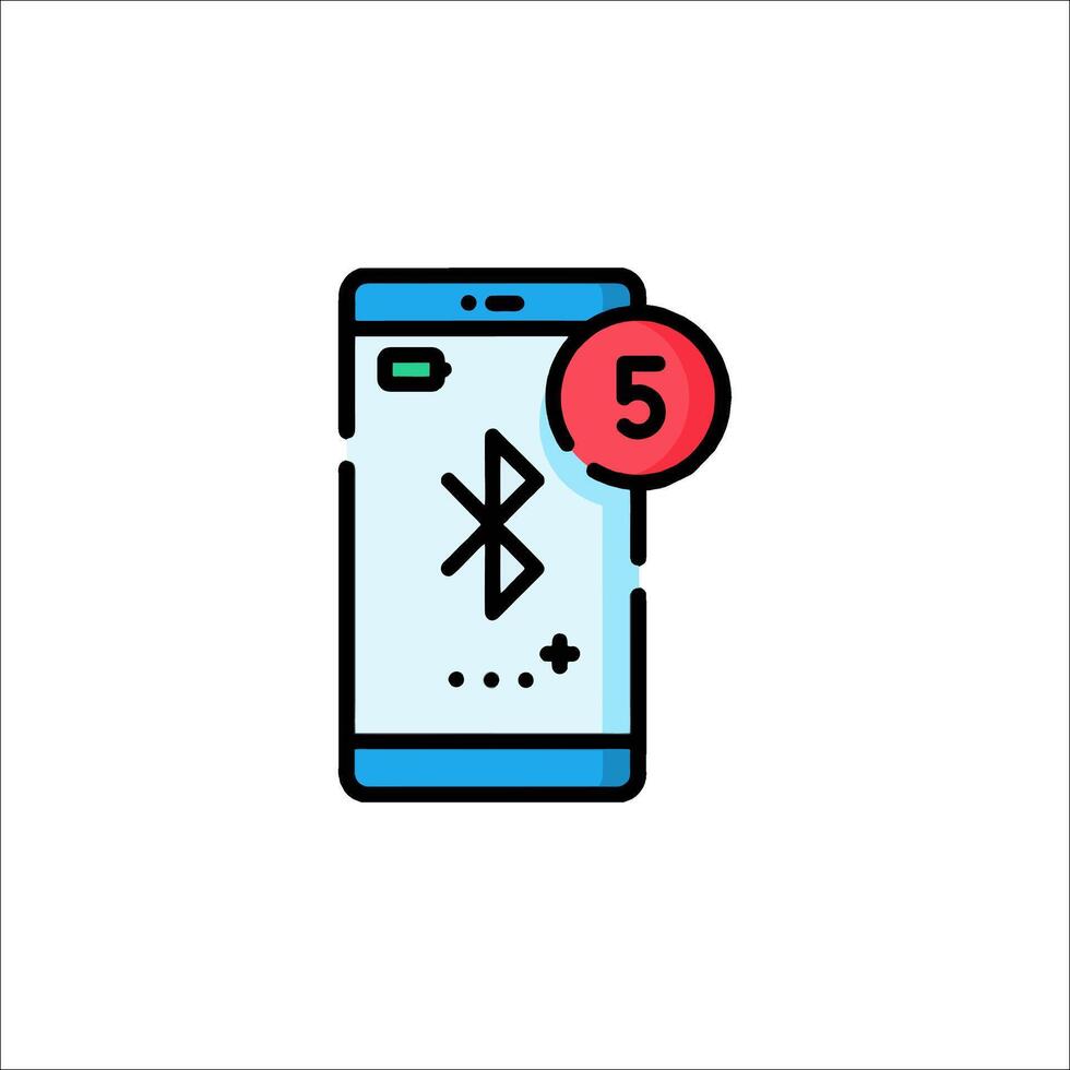 Bluetooth icon 5 vector